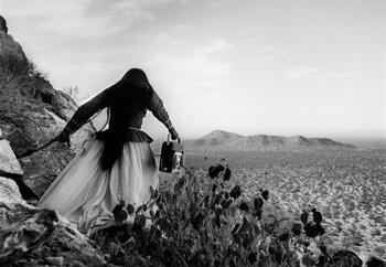 Mujer angel, Desierto de Sonora, Mexico